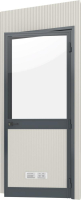 Paneel m. Glastüre DIN r.
B1150xT60xH2600 mm
Selbstbauhaus SmartUnit