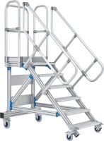 Plattformtreppe fahrb 60G
13 Stufen 800 mm breit
Höhe 3,25 m