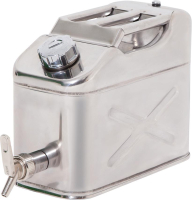 Kanister m. Abfüllhahn
Edelstahl,10 Liter