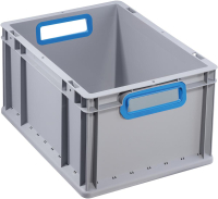 EuroBox 422,400x300x220mm
Griffe offen,grau/blau