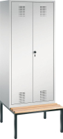 Garderobenschrank Evolo
B610xT500xH1850 mm
2 Abteile,RAL7035
