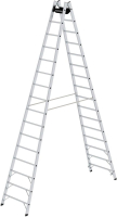 Alu-Stehleiter
2x16 Sprossen
Leiterlänge 4,63 m