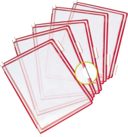 Sichttafel A4 rot
Pckg. a 10 Stück