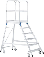 Podesttreppe einseitig
6 Stufen
Podesthöhe 1,44 m