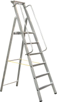 Stehleiter Meistertritt S
6 Stufen
Plattformhöhe 1,55 m