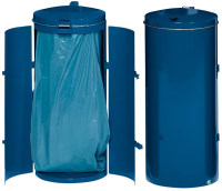 Abfallsammler-Doppeltür
120 l blau H 980 mm