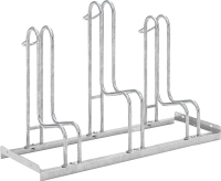 Fahrrad-Standparker
einseitig, verzinkt
L 1050 mm, 3 Plätze