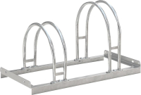 Fahrrad-Bogenparker
einseitig, verzinkt
L 700 mm, 2 Plätze