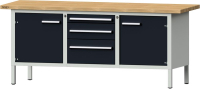 Format Kastenwerkbank
B2000xT700xH840mm
RAL 7035/7016 BMP: 40 mm