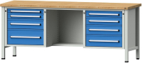 Anke Kastenwerkbank
B2000xT700xH840mm
RAL7035/5012 BMP: 40 mm