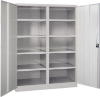 Schwerlastschrank m.Türen
H1950xB1470xT630 mm
8 Böden