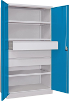 Schwerlastschrank m.Türen
B1040xT630xH1950 mm
3 FB, SL 3 x FH 175 mm