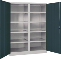 Schwerlastschrank m.Türen
H1950xB1470xT630 mm
8 Böden