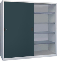 Schwerlastschrank
H1950xB2000xT600 mm
8 Böden verz. Mittelwand