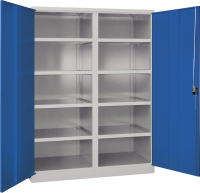 Schwerlastschrank m.Türen
H1950xB1470xT630 mm
8 Böden