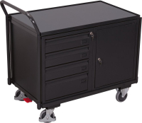 Tischwagen 250kg
B1125xT625xH1010mm
RAL 7035/7016