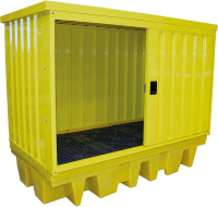 Gefahrstoffdepot für
2 IBC oder 8x205l Fässer