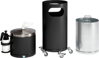 Desinfektionsstation
fahrbar
silber