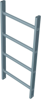 Leiterteil 10 Sprossen
Leiterlänge 2800 mm
Aluminium eloxiert