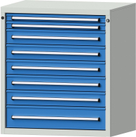 Format Schubladenschrank
B910xT700xH1000mm
RAL7035/5012