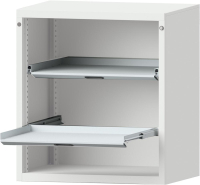 Auszugboden
B750xT603mm
RAL 7035 Traglast 100 kg