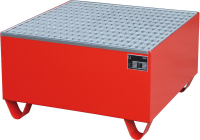 Auffangwanne mit
geraden Wänden
mit Gitterrost, 203 ltr.