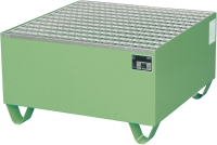 Auffangwanne mit
geraden Wänden
mit Gitterrost, 203 ltr.