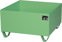 Auffangwanne mit
geraden Wänden
ohne Gitterrost, 210 ltr.