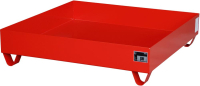 Auffangwanne mit
geraden Wänden
ohne Gitterrost, 230 ltr.