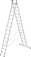 Alu-Mehrzweckleiter
2x14 Sprossen
Leiterlänge 6,98m ausgef.