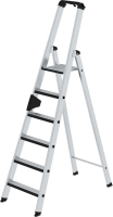 Alu-Stehleiter
6 Stufen relax-step
Gesamthöhe 2,05 m