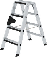 Alu-Stehleiter
2x4 Stufen relax-step
Gesamthöhe 0,91 m