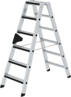 Alu-Stehleiter
2x6 Stufen relax-step
Gesamthöhe 1,38 m