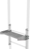 Ausstiegstritt
B 520 mm Spaltmaß 300 mm
Alu blank