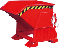 Kippbehälter BK 300 l
B850xT1150xH945 mm
RAL3000 Tragkraft 750kg