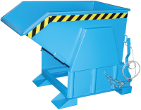 Kippbehälter BK 500 l
B850xT1430xH1070 mm
RAL5012 Tragkraft 1000kg