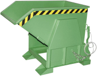 Kippbehälter BK 500 l
B850xT1430xH1070 mm
RAL6011 Tragkraft 1000kg