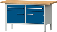 Format Kastenwerkbank
B1500xT700xH840mm
RAL 7035/5010 BMP: 40 mm