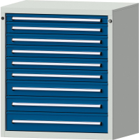 Format Schubladenschrank
B910xT700xH1000mm
RAL7035/5010