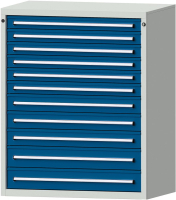 Format Schubladenschrank
B1060xT700xH1300mm
RAL7035/5010