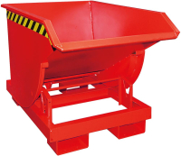 Kippbehälter BKM 500 l
B820xT1550xH1045 mm
RAL3000 Tragkraft 2500kg