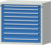 Format Schubladenschrank
B1060xT675xH1000mm
RAL7035/5012