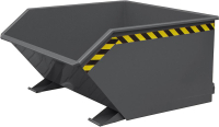 Spänekippbehälter 150 l
B700xT1410xH450 mm
RAL7016,Tragkraft 1000kg