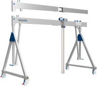 Aluportalkran fahrbar
H1699-2099 mm
500 kg TL 4000 mm