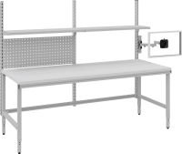 Systemtisch Multi4easy
B2030xT800xH720-1020 mm
Tischplatte Melamin
