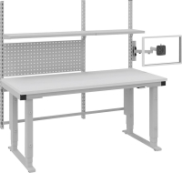 Systemtisch Multi4easy
B1685xT800xH730-1320 mm
Tischplatte Melamin