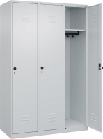 Garderobenschrank CLASSIC
B1200xT500xH1850 mm
RAL 7035/7035, 3 Abteile
