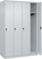 Garderobenschrank CLASSIC
B1200xT500xH1850 mm
RAL 7035/7035, 4 Abteile