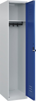 Garderobenschrank CLASSIC
B400xT500xH1850 mm
RAL 7035/5010, 1 Abteil