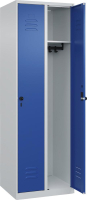 Garderobenschrank CLASSIC
B600xT500xH1850 mm
RAL 7035/5010, 2 Abteile